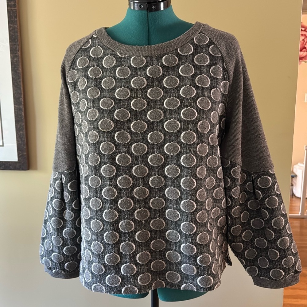 Gently worn mixed texture sweater